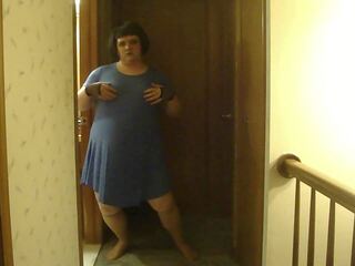 Niebieski sukienka